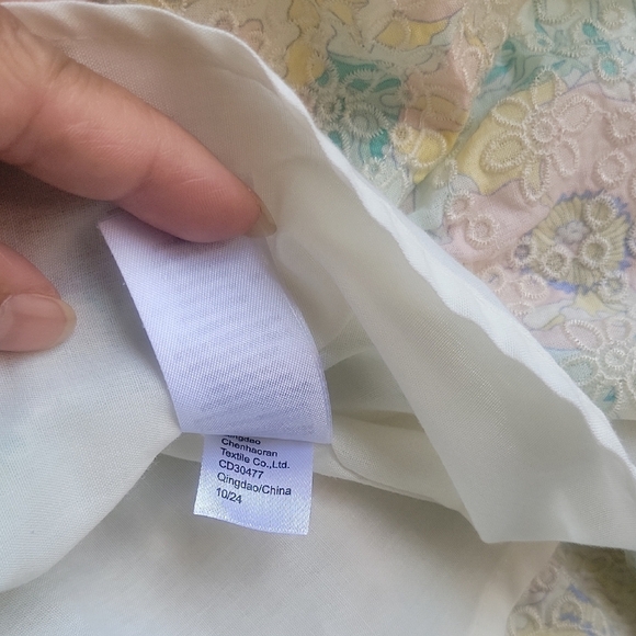 Floral Lace Kids Dress - Pastel Colors - Picture 4 of 11